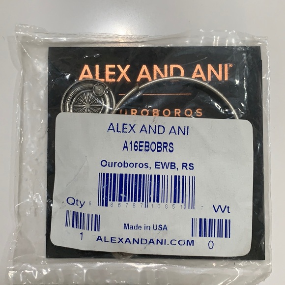 ALEX AND ANI silver 🐍 OUROBOROS-New - Picture 2 of 3